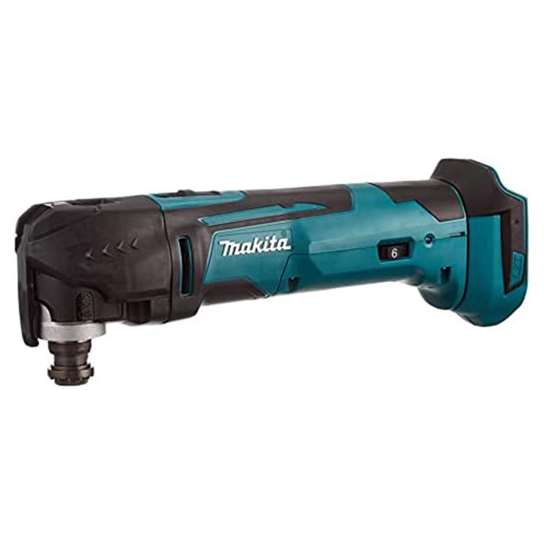 Makita 18V DTM51Z Cordless Multi-Tool Kit – Includes 2x 5.0Ah BL1850B Li-ion Batteries (Blue)